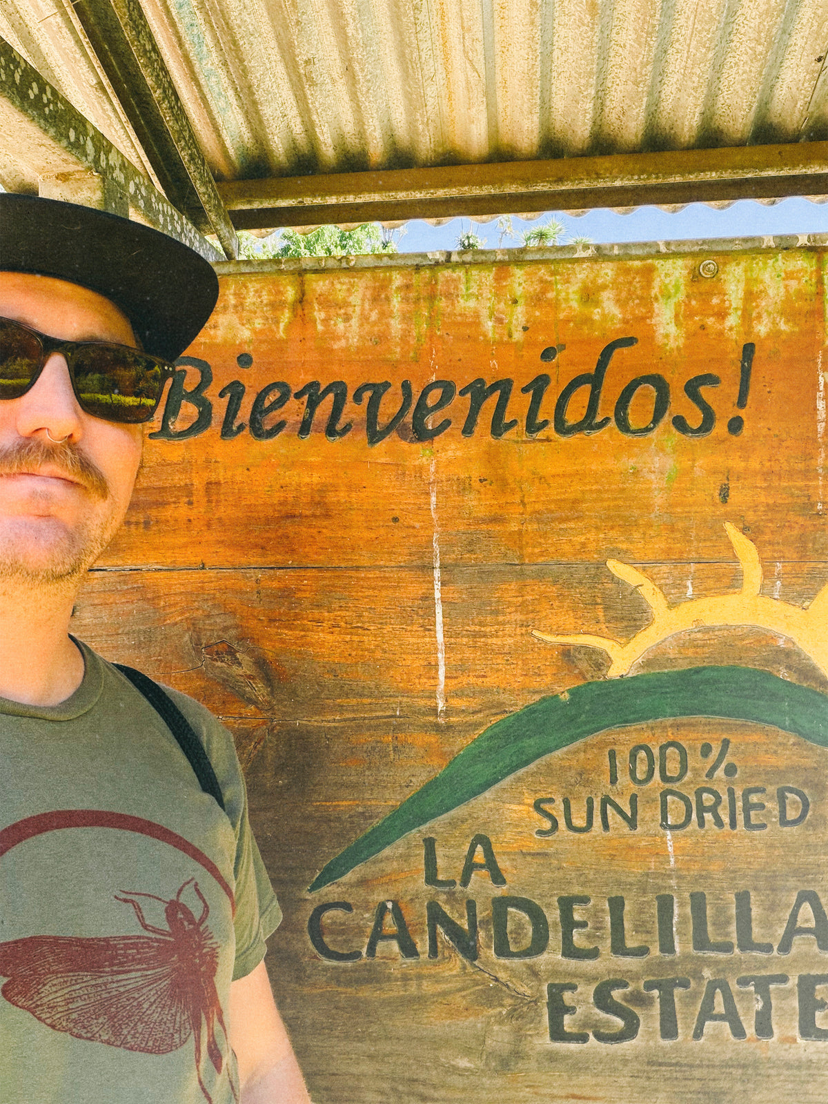 Phil from Broad Porch Coffee visiting La Candelilla Estate in Costa Rica